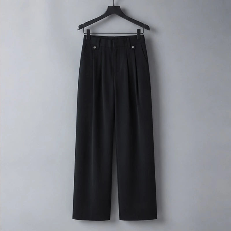 Vito Men's Pleated Trousers - Black - Clothing > Pants > Dress Pants - Eric Muller - Image 1