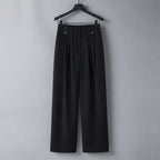 Vito Men's Pleated Trousers - Black - Clothing > Pants > Dress Pants - Eric Muller - Image 1