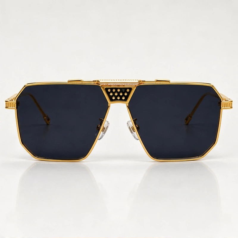 Wentworth Octagonal Shades - Onyx - sunglasses - Eric Muller - Image 2