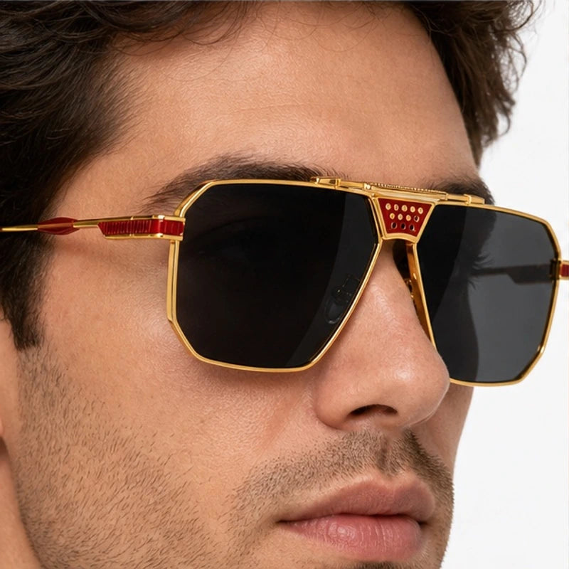 Wentworth Octagonal Shades - Ember - geometric sunglasses - Eric Muller - Image 3