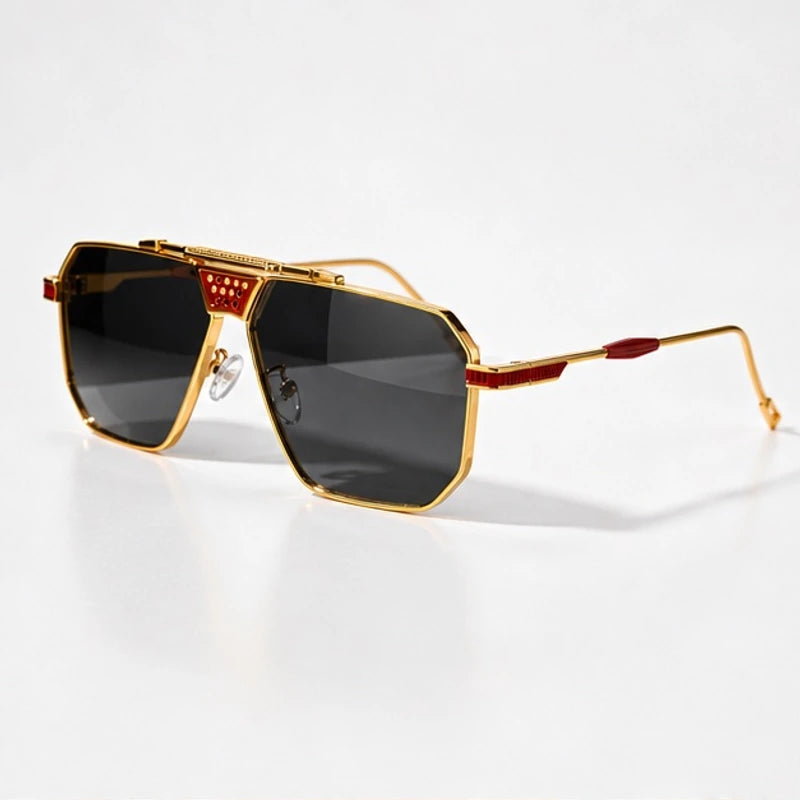 Wentworth Octagonal Shades - Ember - Sunglasses - Eric Muller - Image 1