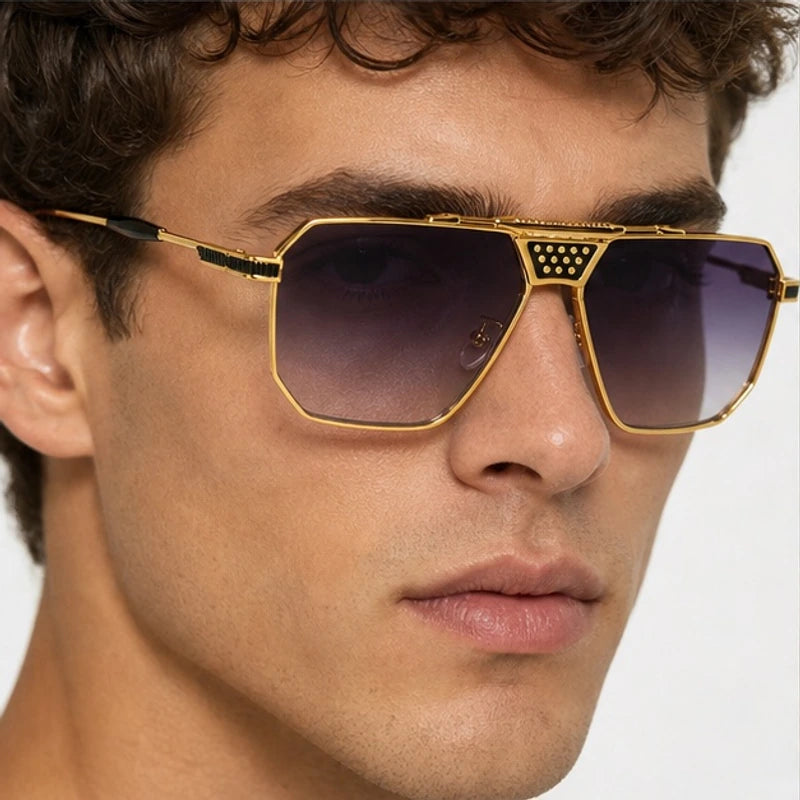 Wentworth Octagonal Shades - Graphite - geometric sunglasses - Eric Muller - Image 3