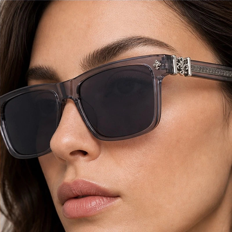 Westcott Men's Square Sunglasses - Dark Gray - acetate sunglasses - Eric Muller - Image 4