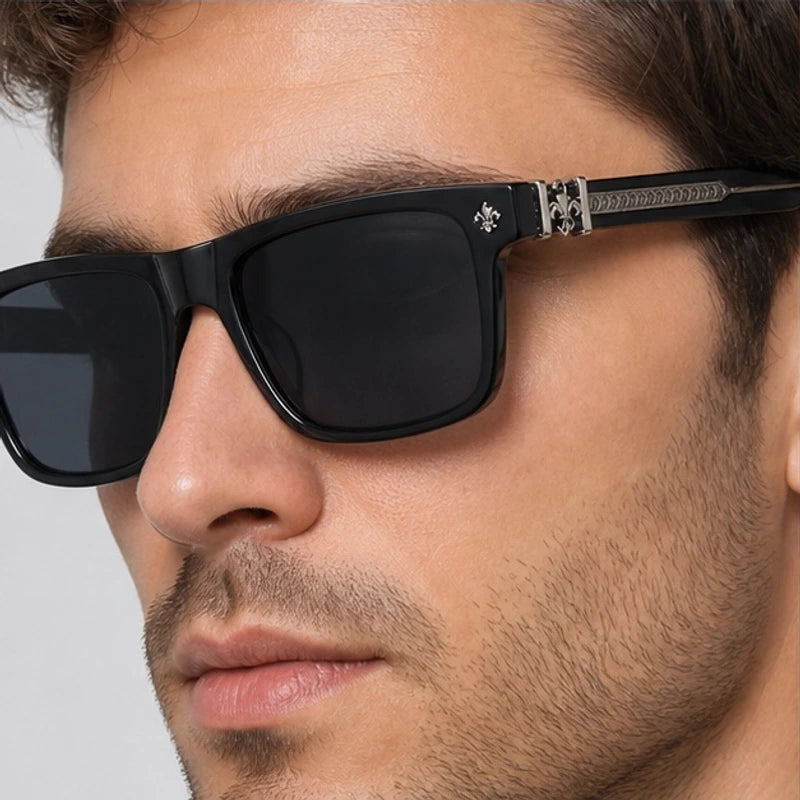 Westcott Men's Square Sunglasses - Classic Black - square sunglasses - Eric Muller - Image 3