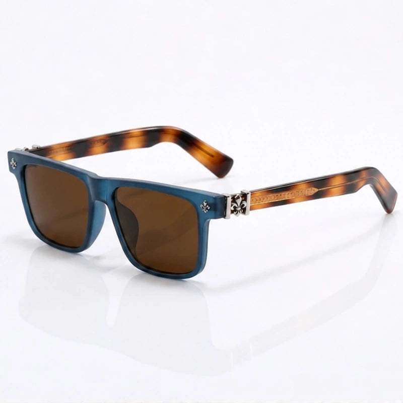 Westcott Men's Square Sunglasses - Blue Mirage - Accessories > Eyewear > Sunglasses > Square Sunglasses - Eric Muller - Image 1