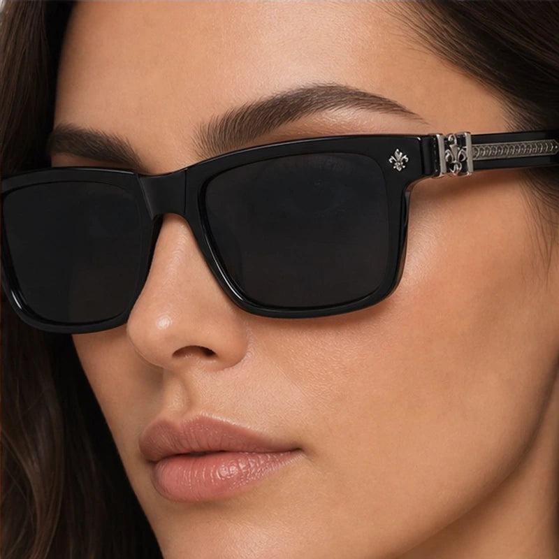 Westcott Men's Square Sunglasses - Classic Black - acetate sunglasses - Eric Muller - Image 4