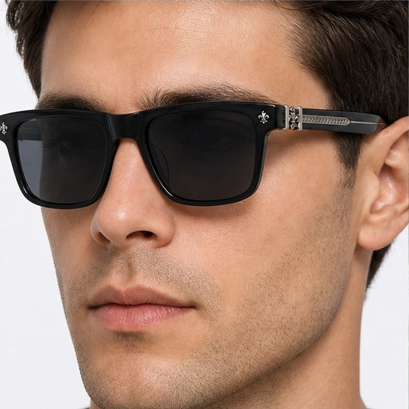 Westcott Men's Square Sunglasses - Jaguar Black - square sunglasses - Eric Muller - Image 3