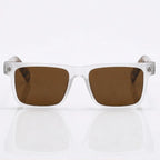 Westcott Men's Square Sunglasses - Silver Leopard - sunglasses - Eric Muller - Image 2