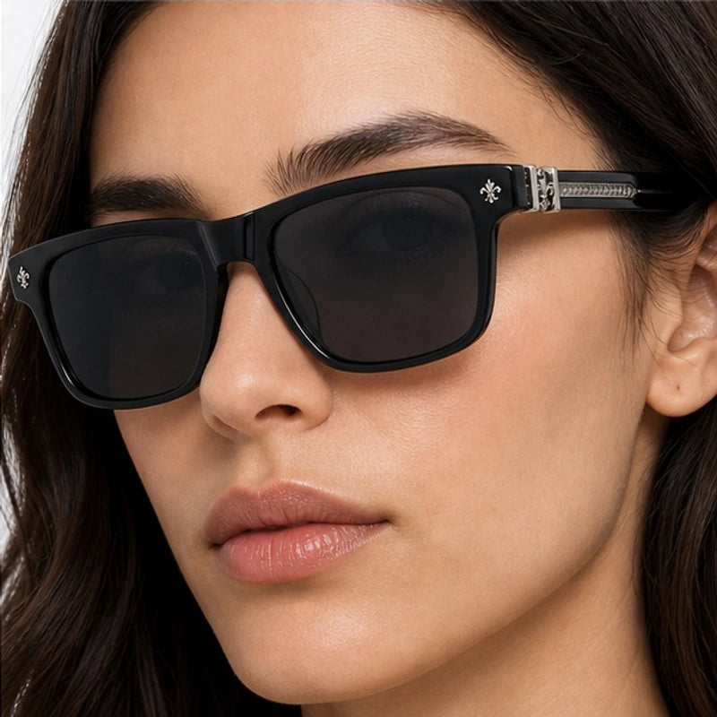 Westcott Men's Square Sunglasses - Jaguar Black - acetate sunglasses - Eric Muller - Image 4