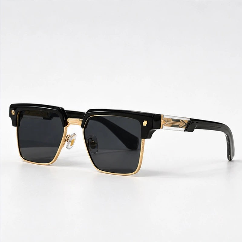 Wexford Browline Shades - Onyx - Sunglasses - Eric Muller - Image 1