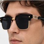 Wexford Browline Shades - Onyx - browline sunglasses - Eric Muller - Image 3