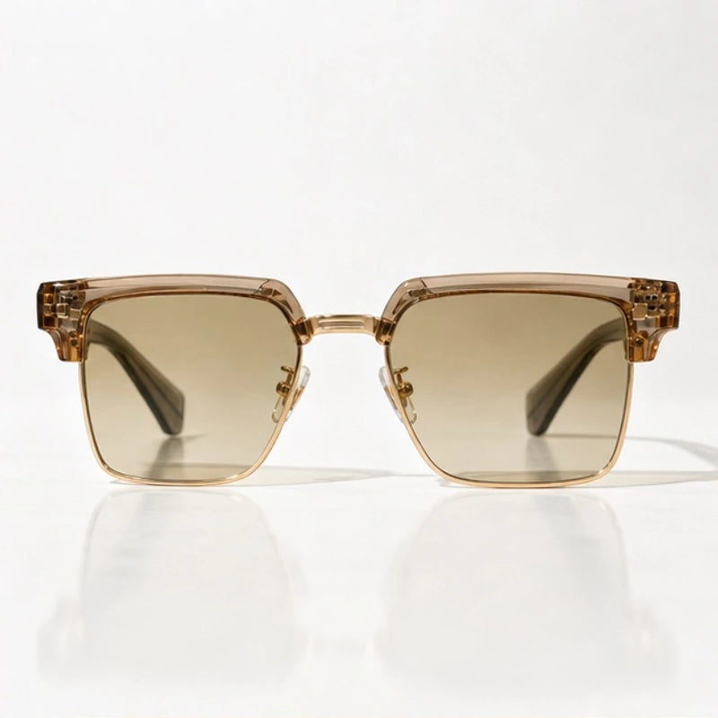 Wexford Browline Shades - Champagne - sunglasses - Eric Muller - Image 2