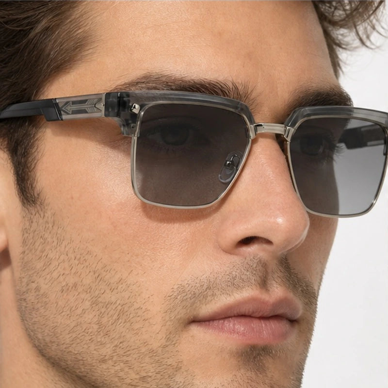 Wexford Browline Shades - Slate - browline sunglasses - Eric Muller - Image 3