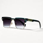 Wexford Browline Shades - Teal - Sunglasses - Eric Muller - Image 1