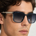 Whitworth Square Shades - Amber - square sunglasses - Eric Muller - Image 3