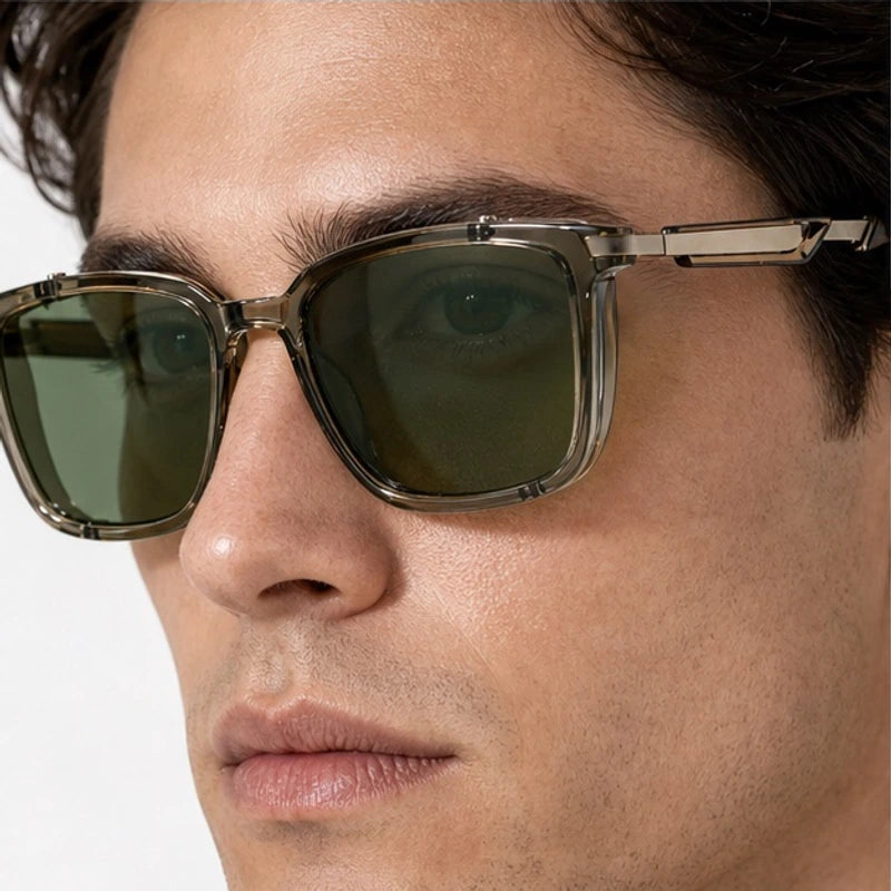 Whitworth Square Shades - Marine - square sunglasses - Eric Muller - Image 3