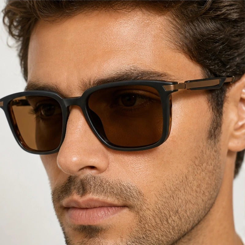 Whitworth Square Shades - Tortoise - square sunglasses - Eric Muller - Image 3