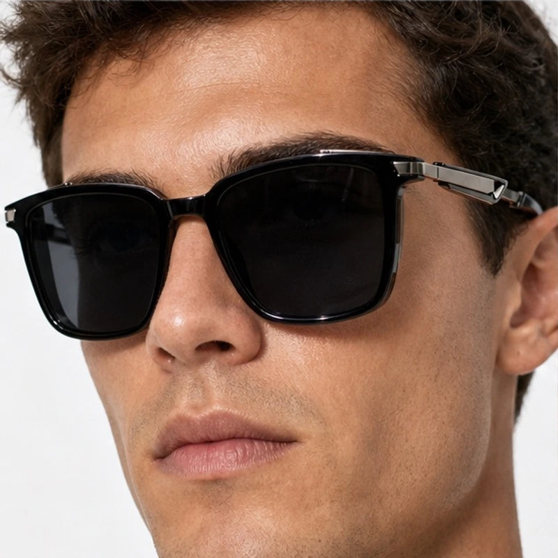 Whitworth Square Shades - Onyx - square sunglasses - Eric Muller - Image 3
