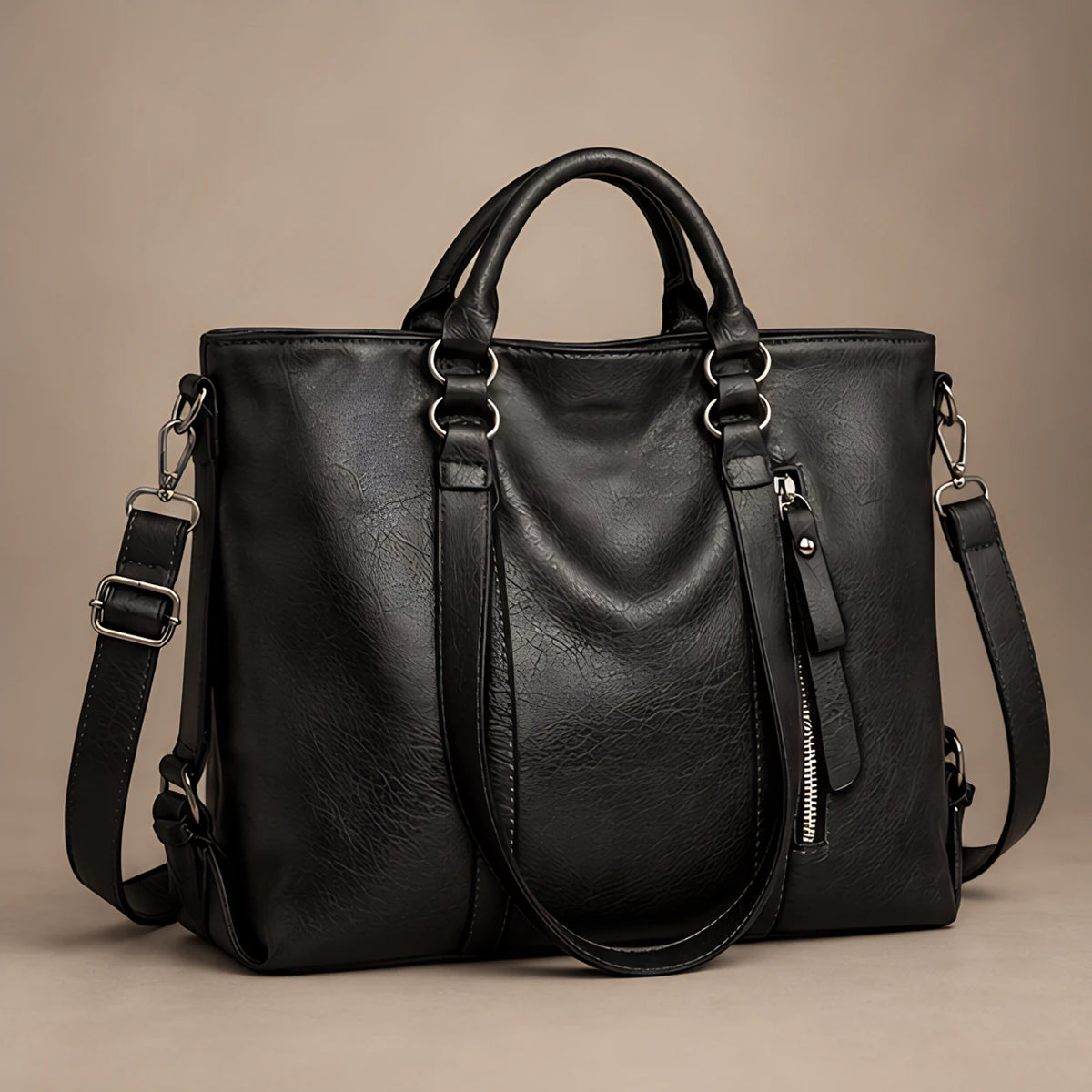 Zelie Women's Multi-Strap Tote Bag - Black - Women's Accessories > Bags > Tote Bags - Eric Muller - Image 1