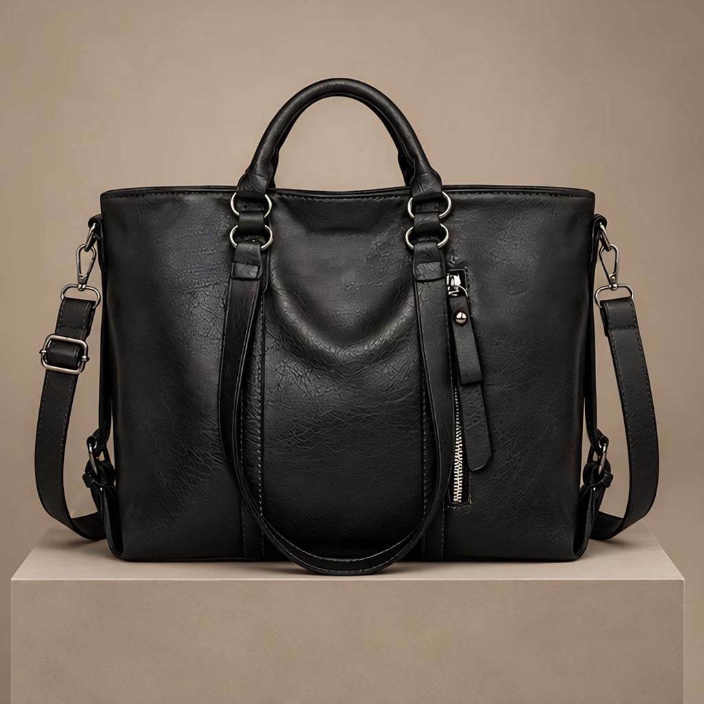 Zelie Women's Multi-Strap Tote Bag - Black - cat:women-bags - Eric Muller - Image 4