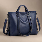Zelie Women's Multi-Strap Tote Bag - Blue - Women's Accessories > Bags > Tote Bags - Eric Muller - Image 1