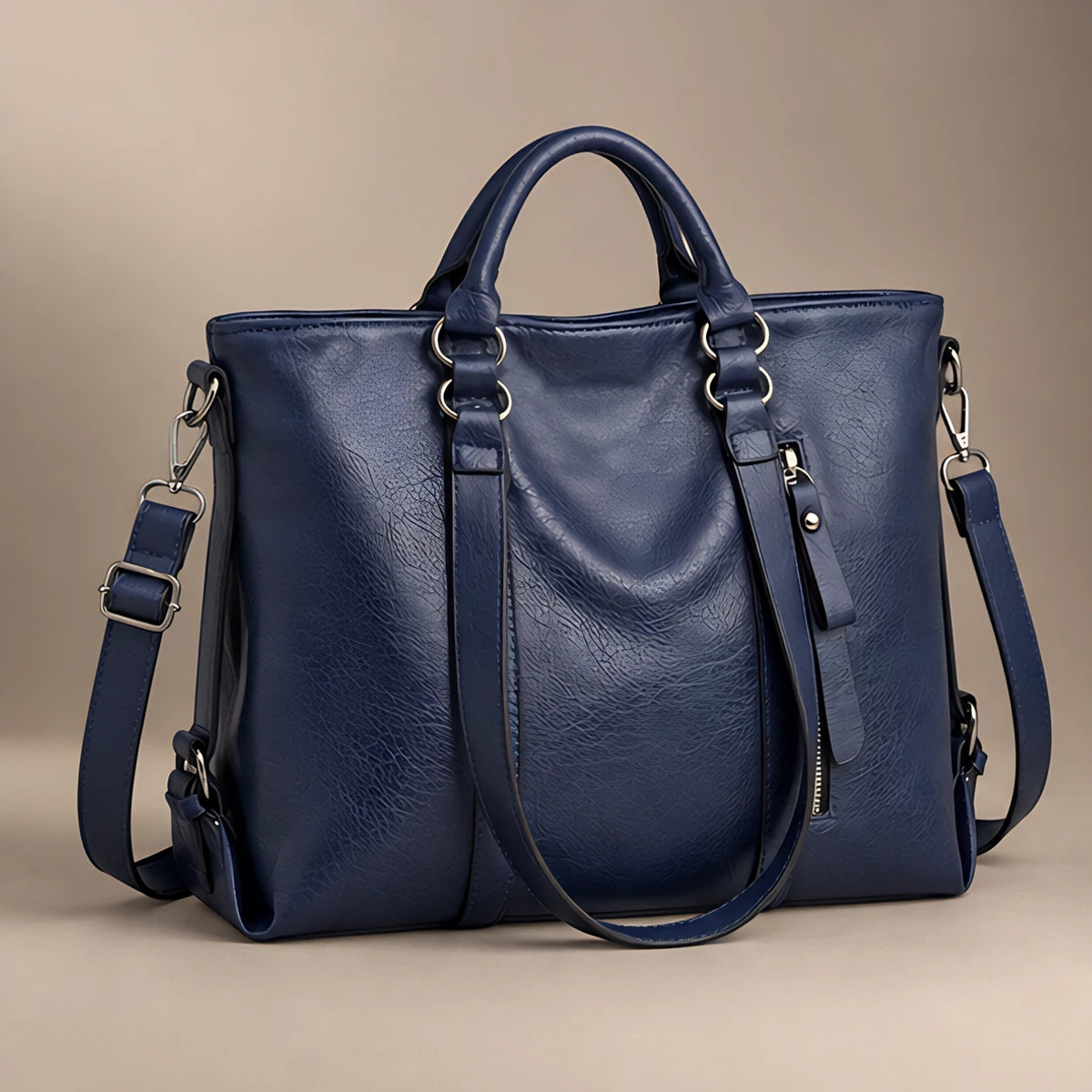 Zelie Women's Multi-Strap Tote Bag - Blue - Women's Accessories > Bags > Tote Bags - Eric Muller - Image 1
