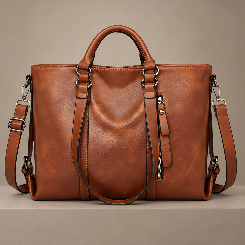 Zelie Women's Multi-Strap Tote Bag - Brown - cat:women-bags - Eric Muller - Image 4