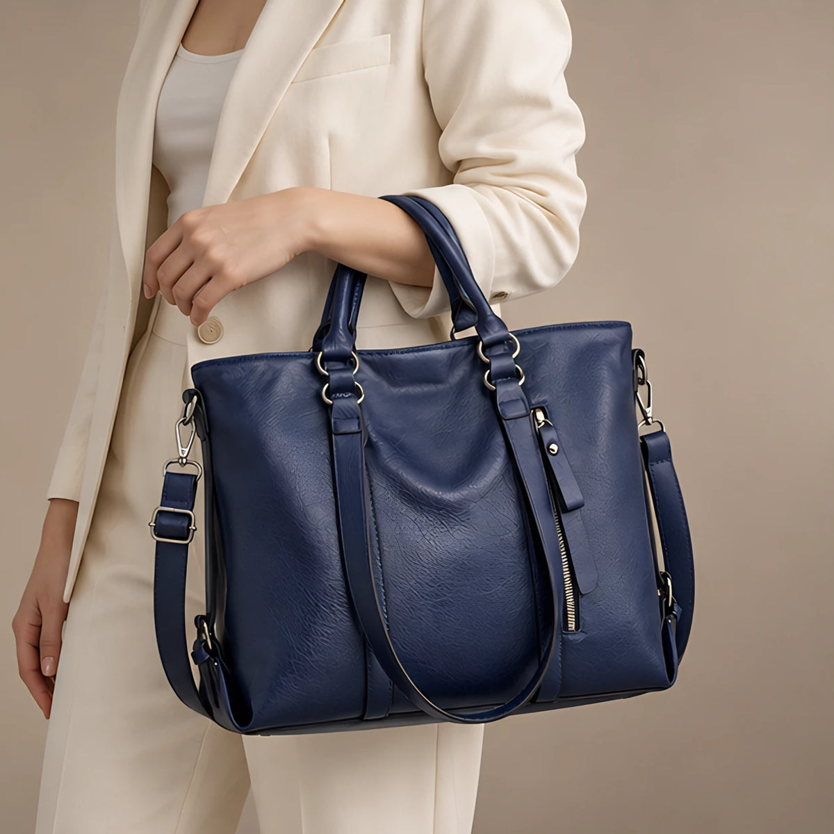 Zelie Women's Multi-Strap Tote Bag - Blue - Accessories | Woman - Eric Muller - Image 2