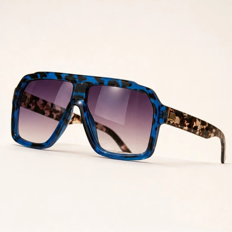 Zephira Women's Retro Gradient Aviator Sunglasses - Blue - Women's Accessories > Sunglasses > Aviator Sunglasses - Eric Muller - Image 1