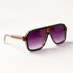 Zephira Women's Retro Gradient Aviator Sunglasses - Indigo - Women's Accessories > Sunglasses > Aviator Sunglasses - Eric Muller - Image 1