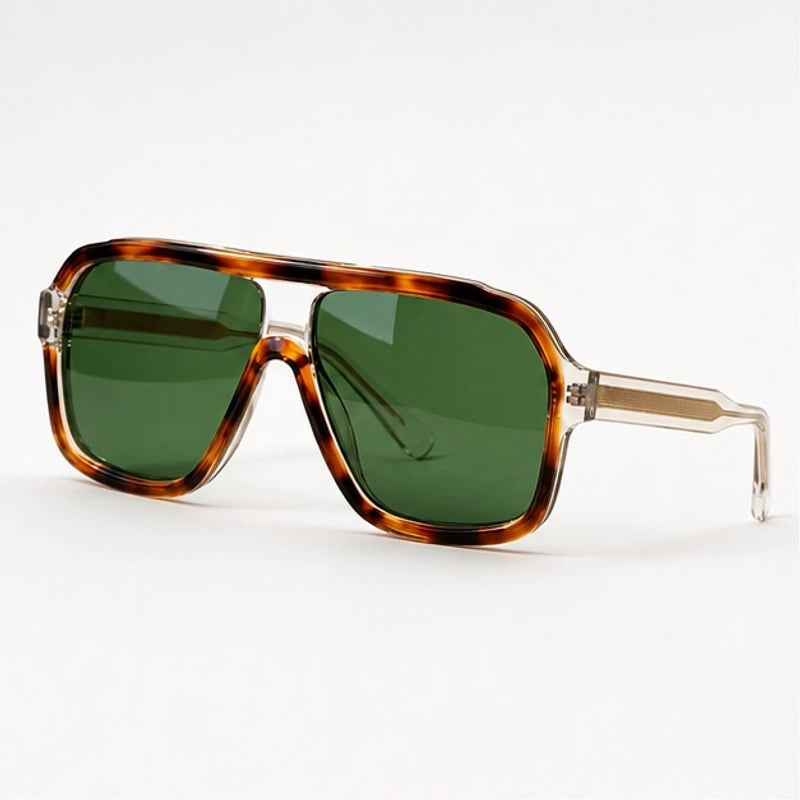 Zephira Women's Retro Gradient Aviator Sunglasses - Tortoise - Women's Accessories > Sunglasses > Aviator Sunglasses - Eric Muller - Image 1