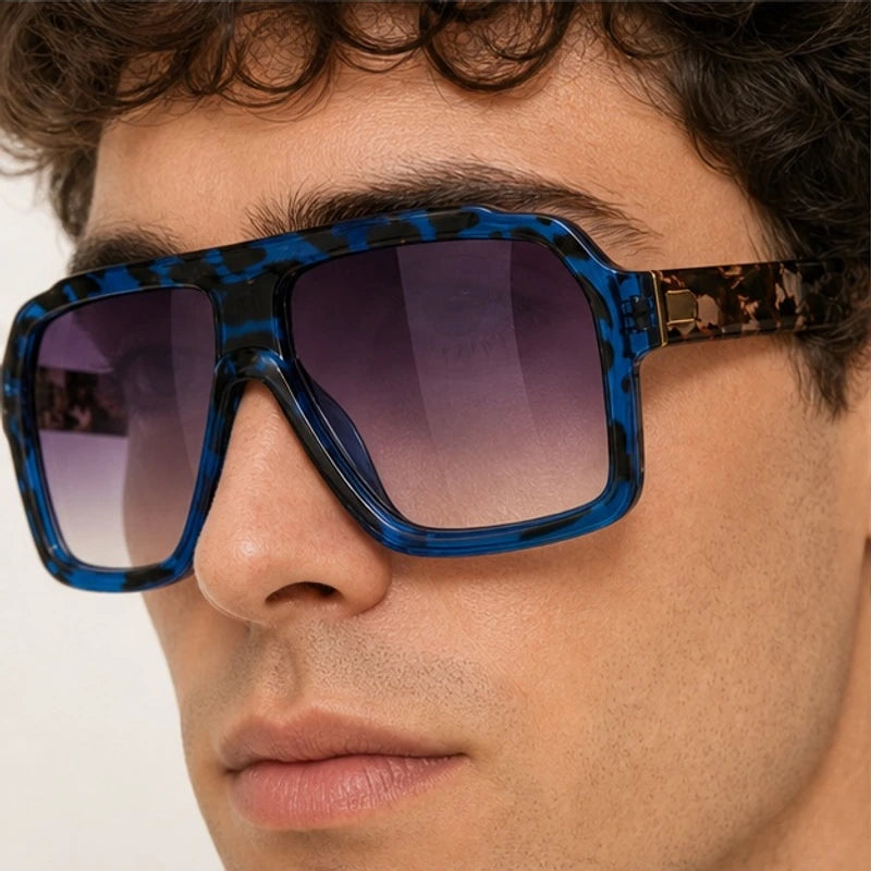 Zephira Women's Retro Gradient Aviator Sunglasses - Blue - sunglasses - Eric Muller - Image 2
