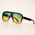 Zephira Women's Retro Gradient Aviator Sunglasses - Green - Women's Accessories > Sunglasses > Aviator Sunglasses - Eric Muller - Image 1